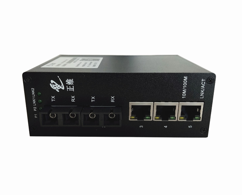 2光3電網管型工業交換機